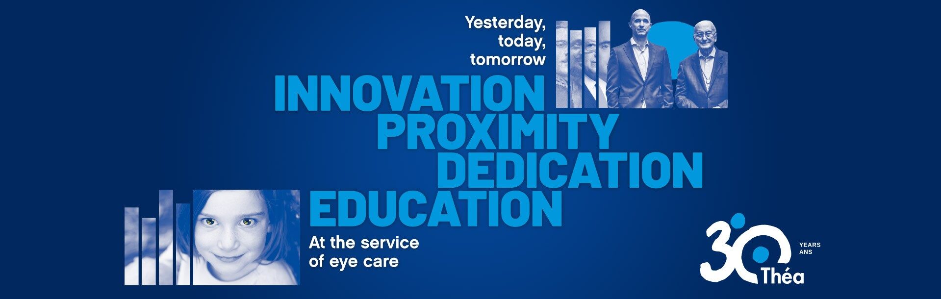 30 lat Thea innovation proximity dedication education